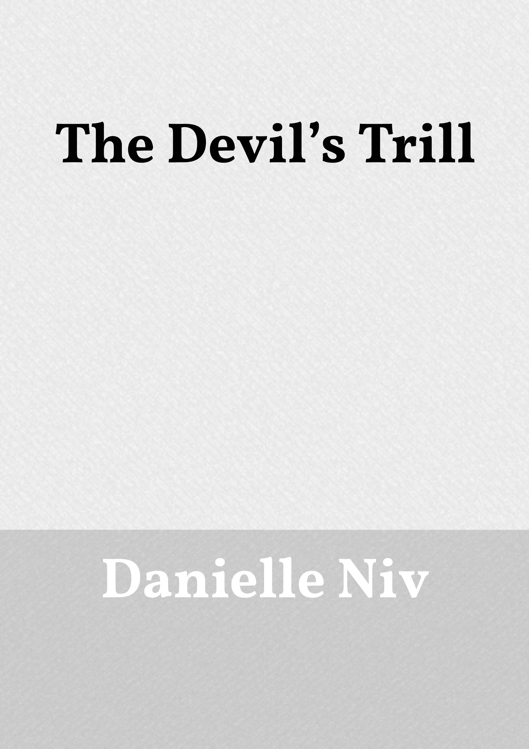 THE DEVIL'S TRILL